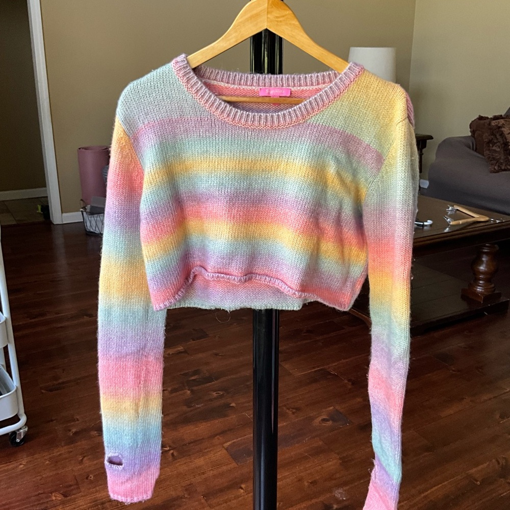 Sugar Thrillz Pastel Knit Sweater